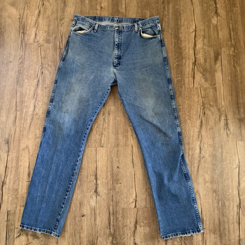 Wrangler Mens Jeans 13 MWZGK 40x36 Actual 40x34 High Rise Heritage Workwear
